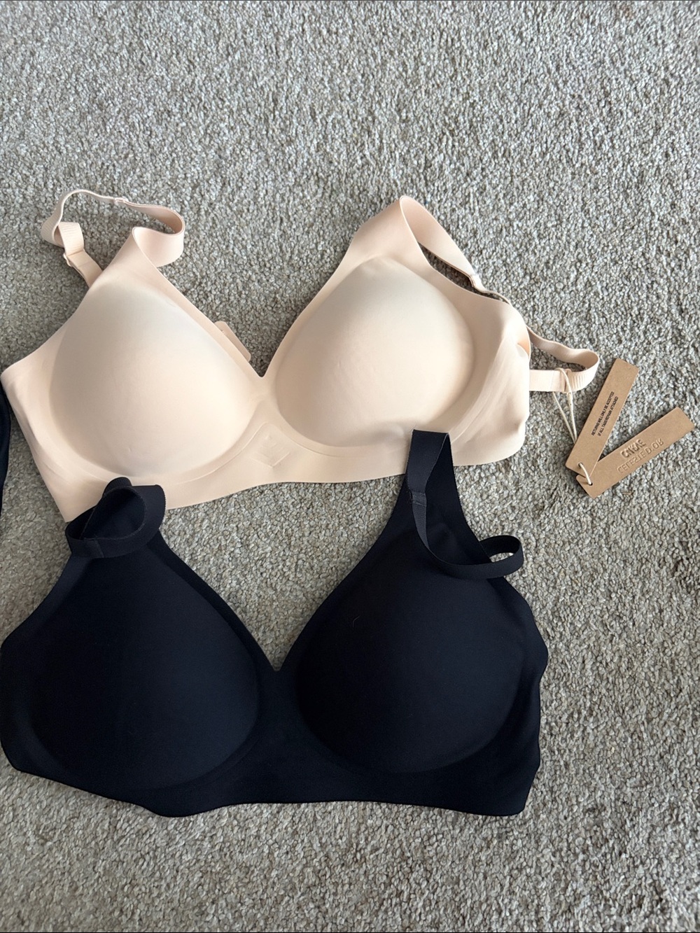 Celeste D’or Curve Seamless Comfort T-Shirt Bra - Nude and Black